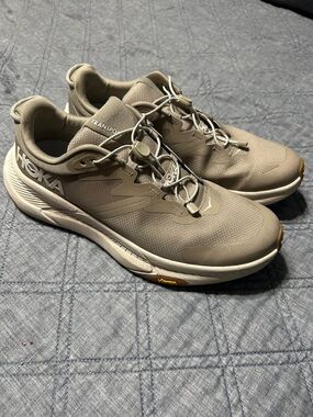 Hoka Men's Sand/Beige Transports Athletic Shoes